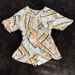 Victoria’s Secret Nautical Beach Coverup Romper NWOT Size XL